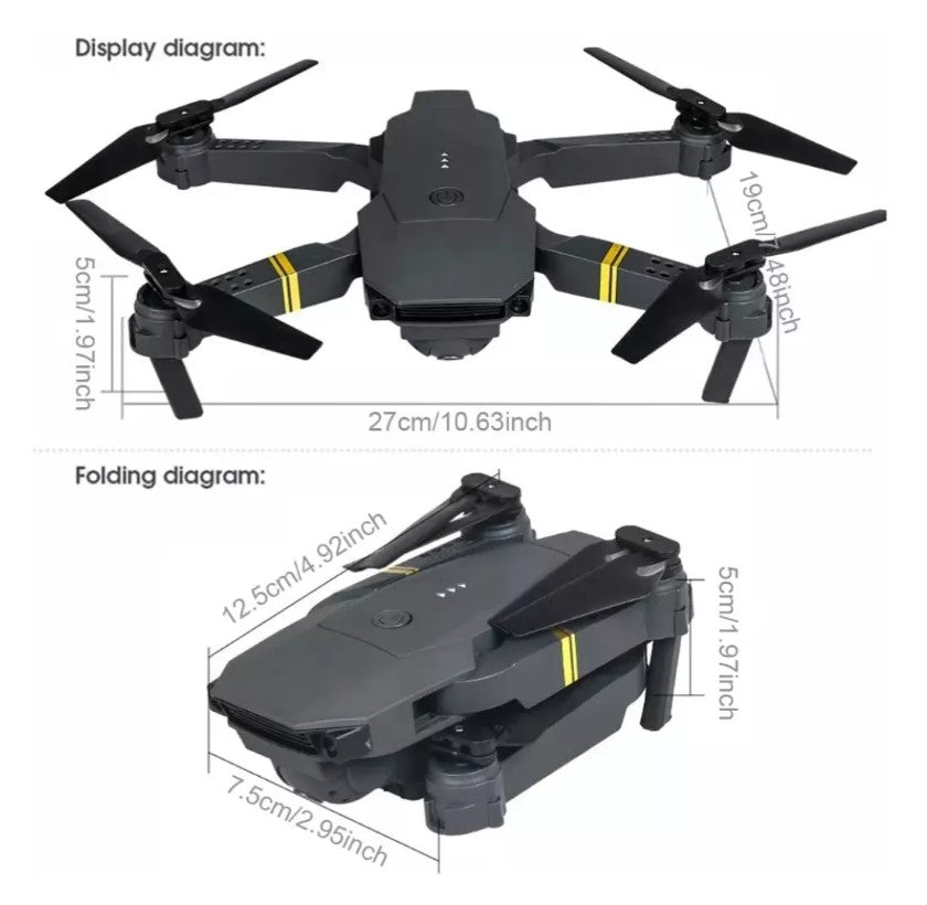 Pack un DRONE Dual Camera 4K 998 PRO